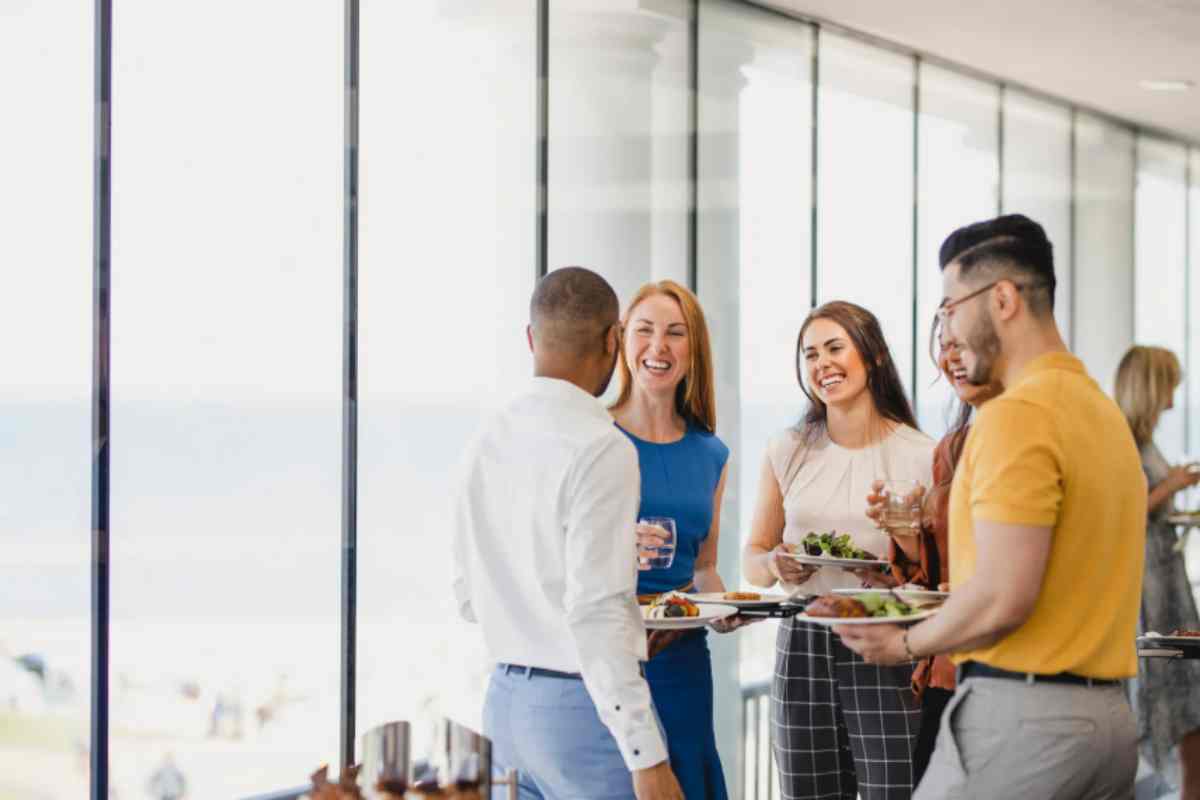 pausa pranzo al lavoro