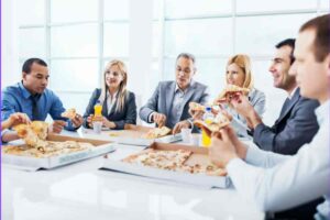 pausa pranzo al lavoro